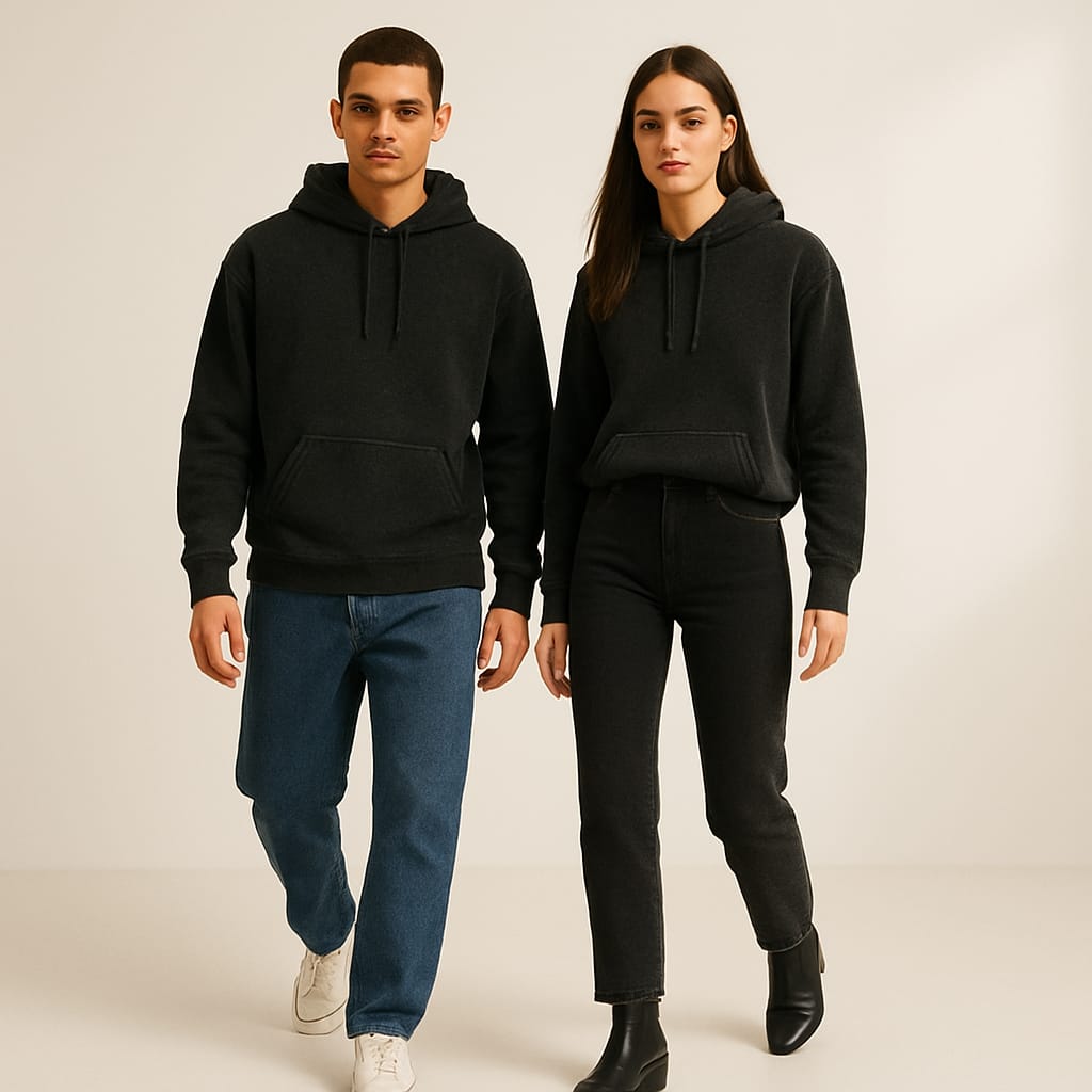 Unisex Acid Washed Hoodie