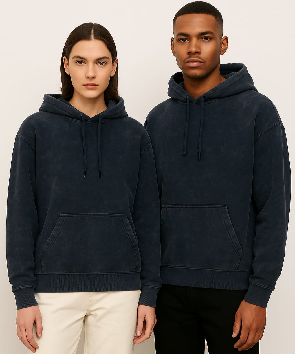 Unisex Acid Washed Hoodie