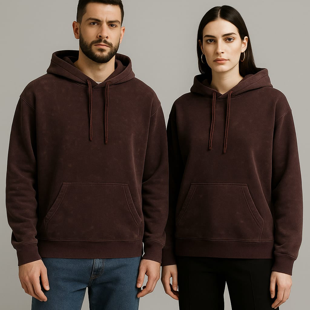 Unisex Acid Washed Hoodie