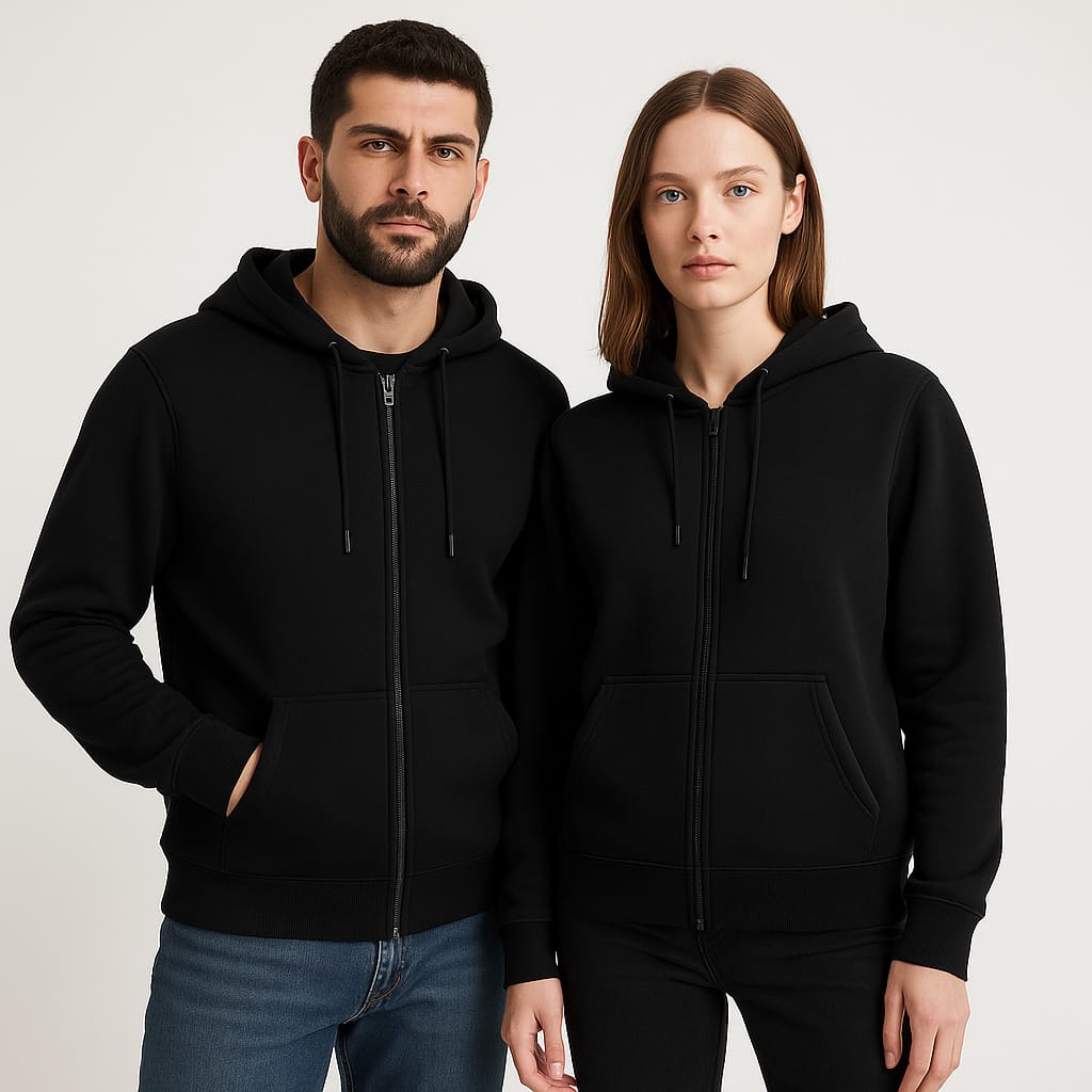 Unisex Zip Hoodie